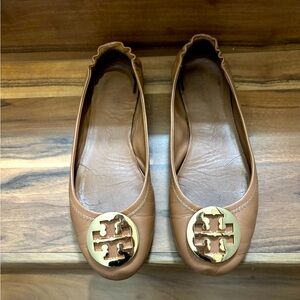 Tory Burch Minnie Leather Ballet Flat